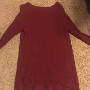 Burgundy sweater